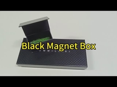 Zwarte magnetische sluiting Stijve dozen Karton Magnetische sluiting Geschenkdoos ISO goedgekeurd