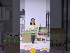 Gepersonaliseerde Kraft-inwendige gegolfde papieren dozen Kleding thee cadeau mailer verzenddoos