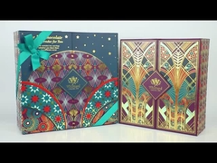 OEM 24 laden Adventskalender Doos Theezak Warme Chocoladezak Warme Koffie Kalender Papierdoos Voor Geschenk