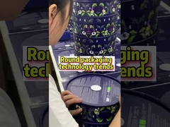 Aanpasbare thee- en koffiecilinder Kraft verpakkingsdoos Papierbuis Gedrukt kartonnen buis Ronde Kraft Packagi