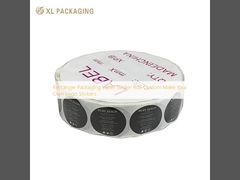 Rechthoekige verpakkingslabel Sticker Roll Custom Maak je eigen logo stickers