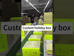 Luxe huidverzorging Adventskalender Box Klassiek verzamelboek met gouden folie logo voor Kerstmis
