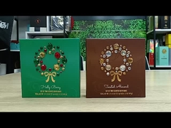 Op maat gemaakt logo ontwerp Hot Stamping Vierkante Cosmetica Papieren Doos Verpakking met Deksel en Bodemdoos
