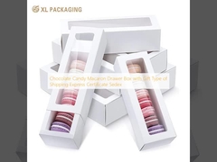 Chocolade Candy Macaron Drawer Box met Gift Type van verzending Express Certificaat Sedex