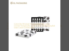 Op maat gemaakte doos Groothandel Verpakking Stevig Papier Luxe Cosmetica Verpakking Doos Lippenstift Lipgloss Set Verpakking Bulk Bestelling Op Maat Gemaakte Cosmetica Dozen