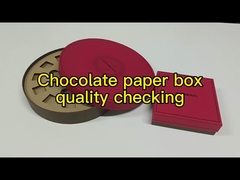 Op maat gemaakte luxe witte chocolade verpakkingsdozen met geïmpregneerd deksel en onderkant