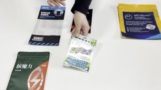 Ritszakken voor opslag van theechocolade-elektronica