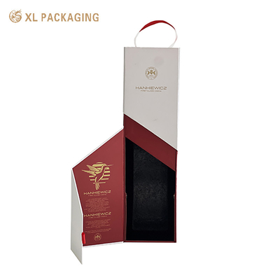 kopen Luxe aangepaste wijndoos rigide opvouwbare magnetische papieren doos Luxe aangepaste logo 750 ml voor wijn Champagne Whisky online manufacture