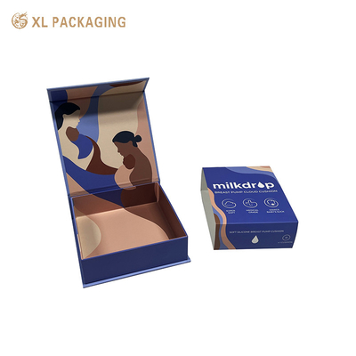 kopen Eco-vriendelijke op maat gemaakte luxe 2 mm dik kunstpapier cadeaubon met magnetische sluiting en lint voor industriële verpakkingen online manufacture