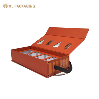kopen Op maat gemaakte, dikke, recyclebare kartonnen bakkerijgeschenkdoos met magnetische boekstijlsluiting en aluminiumfolie-inzetstuk online vervaardiging