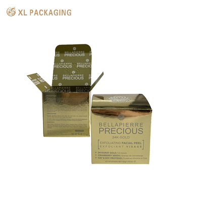 kopen Goud kartonpapier vouwkaartdoos Glas pot verpakking oogcrème Kaartpapier doos huidverzorging karton doos online manufacture