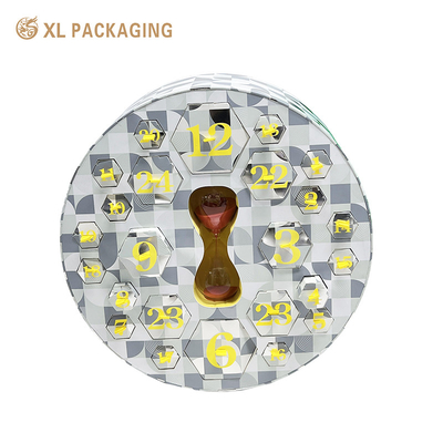 kopen XL Verpakkingen Aangepaste Verpakkingsdoos Fabriek Op Maat Ronde 25 Adventskalender Verpakkingsdoos Voor Cadeau Cosmetica Ambacht Cartoon Speelgoed online vervaardiging