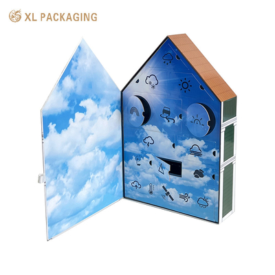 kopen XL Verpakking Custom Verpakkingsdoos Fabriek Geschenkboom Kalender Doos Huidverzorgingsinstrumenten Speelgoed Handwerk Elektronen Huisvorm Geschenk Adventkalender Verpakkingsdoos online vervaardiging