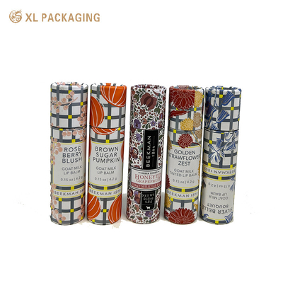 kopen Biologisch afbreekbaar Persoonlijk gedrukt papier verpakkingsbuizen Kraft karton oliebestendige lippenstift Lipbalsem wikkeling online manufacture