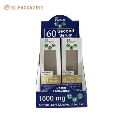 kopen Op maat gemaakte logo bedrukte gegolfde PDQ-displaybox voor huidverzorgingssupermarkten online vervaardiging