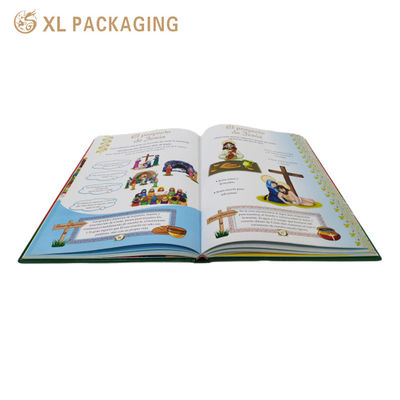 kopen Gepersonaliseerd hardcover kinderafbeeldingsboek met genaaid lay-flat binding, full-color offset printing en versterkte harde schelbedekking online vervaardiging