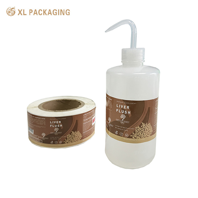kopen Gold Stamping Waterdicht Vinyl Stickers Custom Printing Logo Voor Fles Verpakking online manufacture