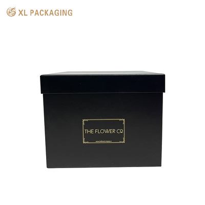 kopen Groothandel Goedkoop Grote capaciteit Zwarte kartonnen papieren doos Bloemen cadeauverpakking online manufacture