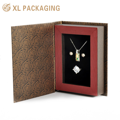 kopen Gepersonaliseerde logo kartonnen sieraden verpakkingsdoos met magnetische sluiting en CMYK-print online manufacture
