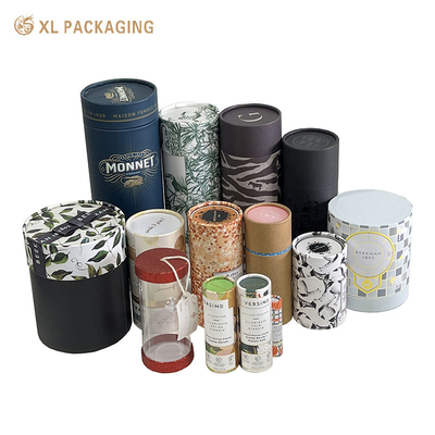 kopen Custom grote cylinder doos bloemen papier buisdoos met handvat voor thee verpakking online manufacture