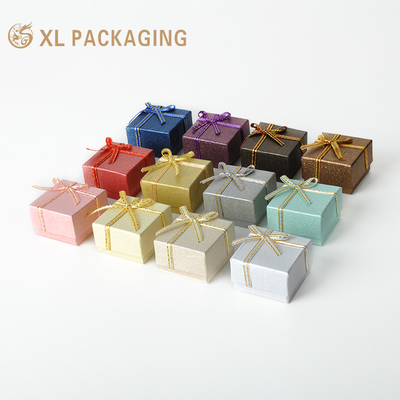 kopen Luxe Custom Juwelen Doos Karton Juwelen Verpakkingsdoos Custom Zwarte Doos Voor Geschenken Horloges Ringen Oorbellen online manufacture