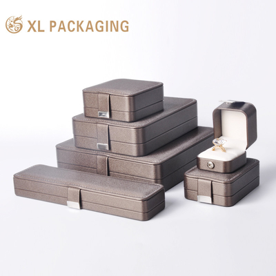kopen Luxe PU-leer sieraden verpakkingsdoos halsketting armband oorbel leder PU- sieraden verpakkingsdoos online manufacture