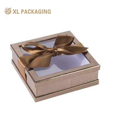 kopen Open raam Custom Logo Candy Chocolate Box Papier Pakket Doos Vierkante Vorm Elegante Verjaardag Voedsel Papier Board Chocolade Verpakking online manufacture