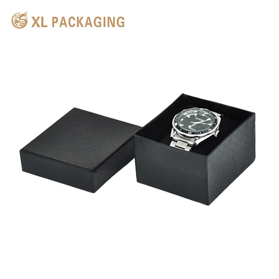 kopen Zwarte doos Horloge Geschenkdozen Toonde Koffer Draagbaar Karton Geschenk Container online manufacture