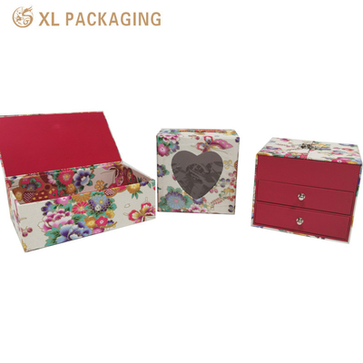 kopen XL verpakking Custom verpakkingsdoos Factory Glanzend gelamineerd kartonnen lade doos met magneet Flip Printing Flower For Fashion Gift Craft huidverzorging gezicht crème online vervaardiging