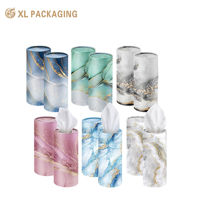 kopen Custom Kraft Paper Tube Car Tissue Packaging Box Cylinder Car Design Gezichtsdoeken Met Car Design Virgin Wood Pulp Material online manufacture