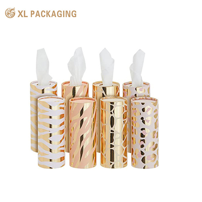 kopen XL Verpakking Custom 2Ply 50 Blades Cylinder Ronde maagdelijke papieren doos Auto Gezichtsweefsel met sterke waterabsorptie en zachte textuur online vervaardiging