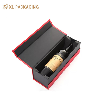 kopen Rigid Folding Magnetic Paper Box Luxe Customized Logo 750ml voor wijn Champagne Whisky online manufacture