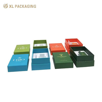 kopen Custom luxe stijve cadeaubon met vier Morandi matte kleuren en dubbele schokbestendige inzet voor parfumverpakkingen online vervaardiging
