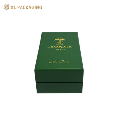 kopen Luxe Parfum Stijve Doos met Custom Logo Hot Stamping Recyclebaar Kunstdrukpapier en Schokbestendige Flock Voering online vervaardiging