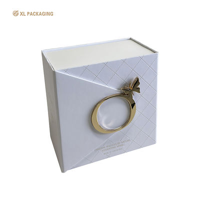 kopen Eco-vriendelijke magnetische cadeaubon met metaalmerklogo en maat voor luxe cosmetische verpakkingen online vervaardiging