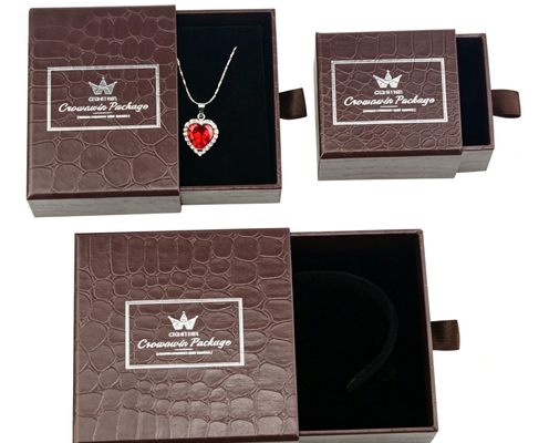 kopen Papieren Lade Doos met Lint Tag Trekker voor Sieraden Geschenkverpakking, Aangepaste Maat online vervaardiging
