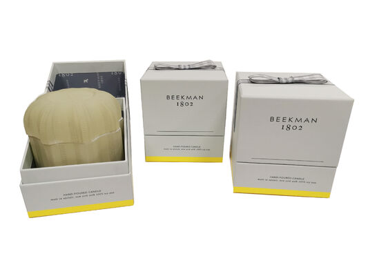 kopen Custom Bevel Hoek Textuur Papier Kaars Geschenkdoos Voorgebind Ribbon Boog online vervaardiging