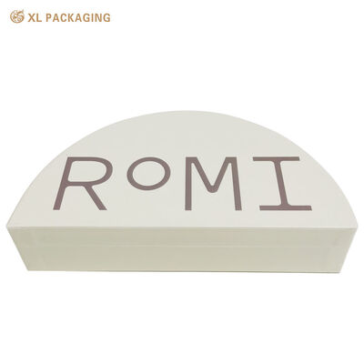 kopen Op maat gemaakte stijve halfcirkel deksel basis gekoppeld papier verpakkingsdoos Chocolade koekjes Cosmetische collectie set online vervaardiging