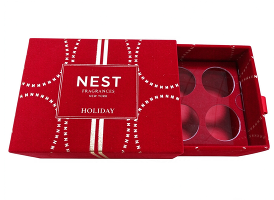 kopen Skincare Drawer Box Red Pantone Printing Paper Tray Holder Custom Logo Wholesale online vervaardiging