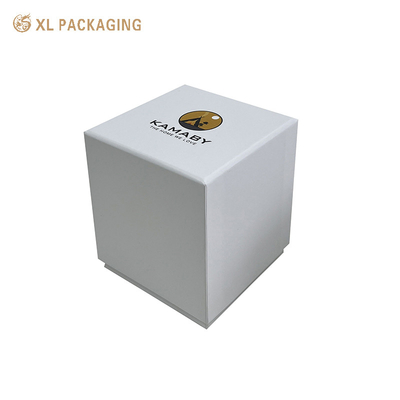 ECO Friendly Gift Packaging Box Wit kartonpapier Geurige kaars Geschenkdoos