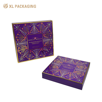 Boekvormige magnetische chocolade doos Verpakking met 2 mm dik en kunstpapier