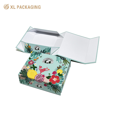 Op maat gemaakte luxe magnetische sluiting rigide opvouwbare opvouwbare verpakking gerecycleerd papier karton cadeaubon voor verpakking