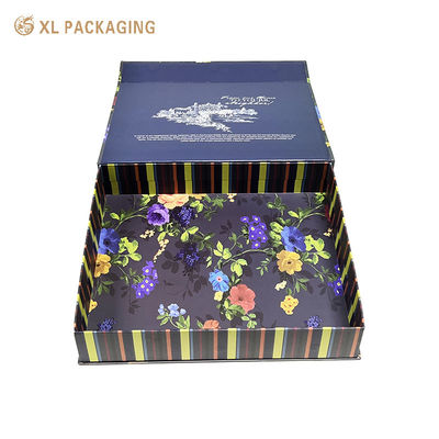 Premium 1200 gram magnetische sluiting cadeau doos met matte laminaat & PVC kartonpapier insert voor elegante cadeau verpakking.