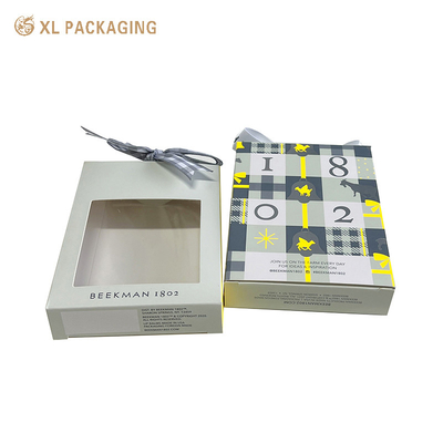 Lipcardbox Custom Design voor Lipstick Verpakking Boog Bevestiging Kartonnen Doos Met PVC Film Venster vouwdoos
