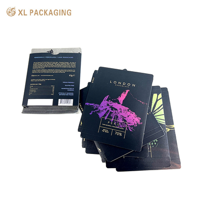 Huwelijk Chocolade vouwbaar papieren cadeau doos Verpakking Geprinte embossed logo voedselkwaliteit