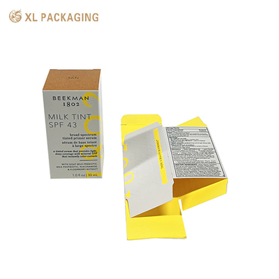 Op maat gemaakte huidverzorging doos Verpakking Opvouwbaar Cosmetisch Papier Karton Doos Lippenstift Cosmetische potten Papierdoos