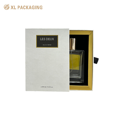 Luxe Cosmetica Parfum Fles Verpakkingsdoos Aanpassing Papier lades Geschenkdoos Met Logo Printing