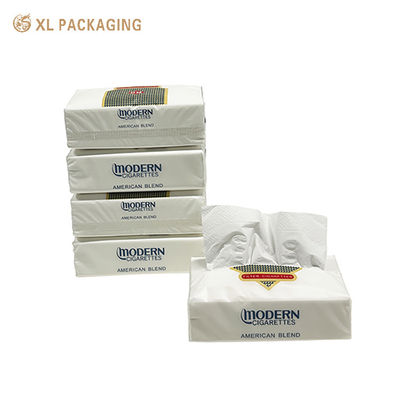 3 Ply Soft Virgin Wood Pulp Face Paper Tissue met sterke wateropname in sigarettendoosvorm voor thuis en op reis