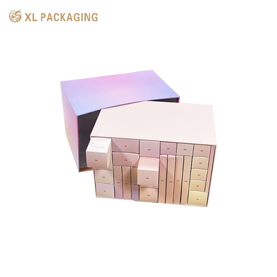 24 laden aangepaste adventkalender doos cadeaublokken briefpapier kaart papier adventkalender doos