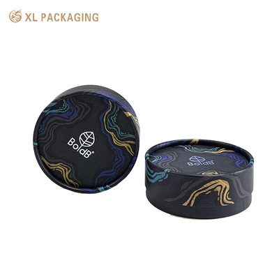 Mini Ring Box Met Invoeging Ronde Papierdozen Voor Sieraden Verpakking Cylinder Tube Box Circulaire trouwring Gift Box
